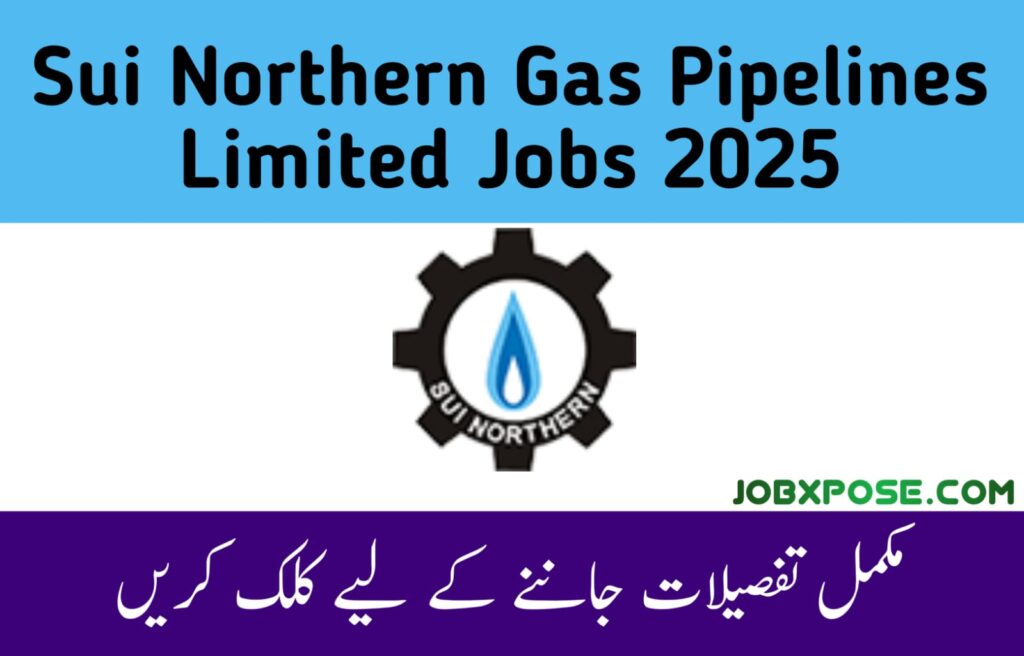 Sui Northern Gas Pipelines Limited Jobs 2025